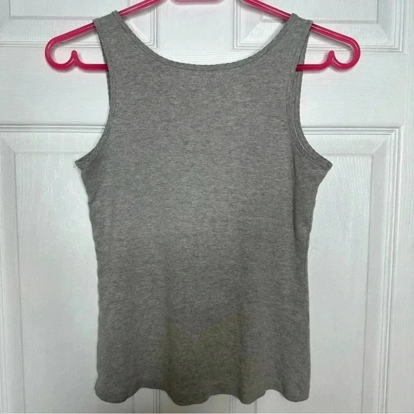 Sanfu Tank  Top Ribbed Grey Size Medium - Picture 8 of 16